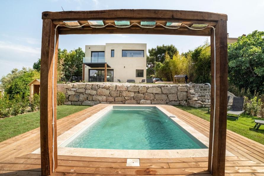 Saint Paul De Vence A La Vue Imprenable Villa Екстериор снимка