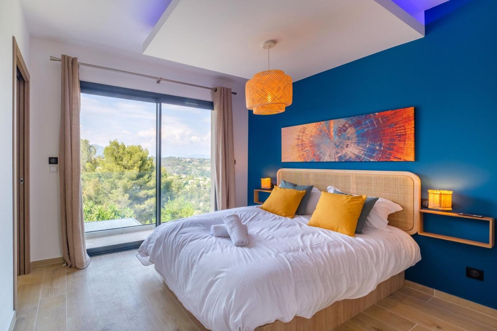 Saint Paul De Vence A La Vue Imprenable Villa Екстериор снимка